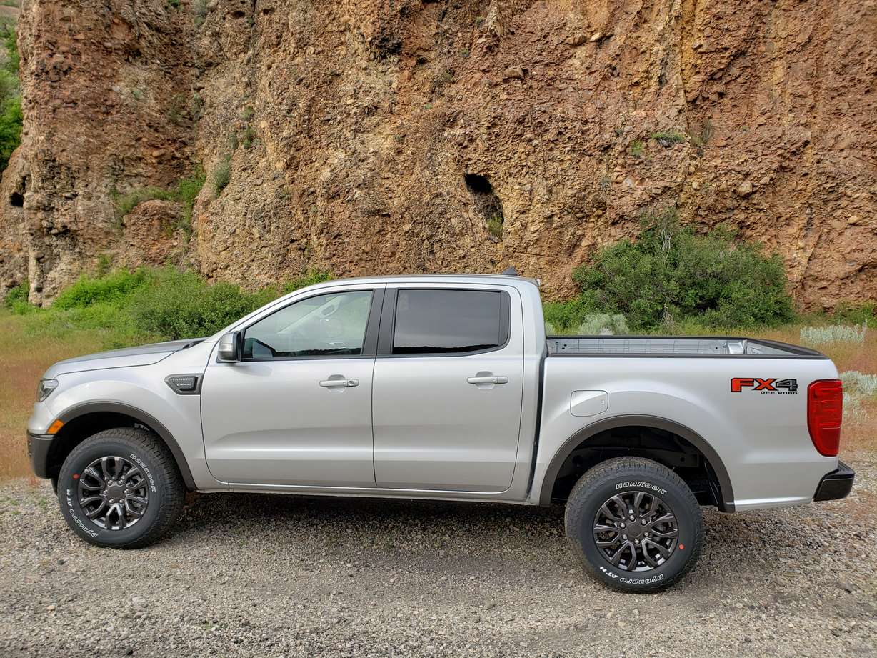 The profile of the 2019 Ford Ranger Lariat. (Photo: Mike Stapley, KSL.com Contributor)