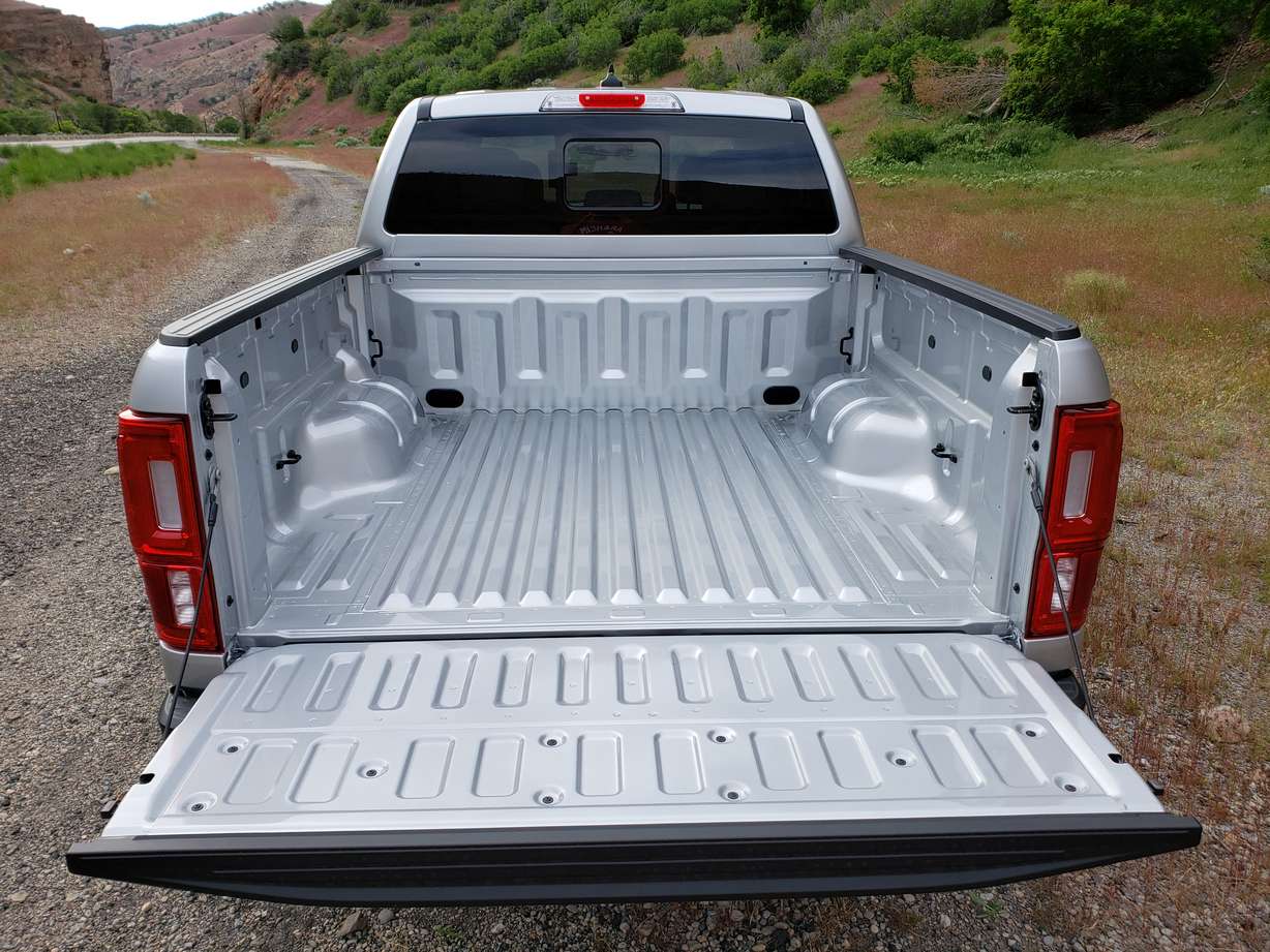 The 2019 Ford Ranger Lariat's 5-foot truck bed. (Photo: Mike Stapley, KSL.com Contributor)