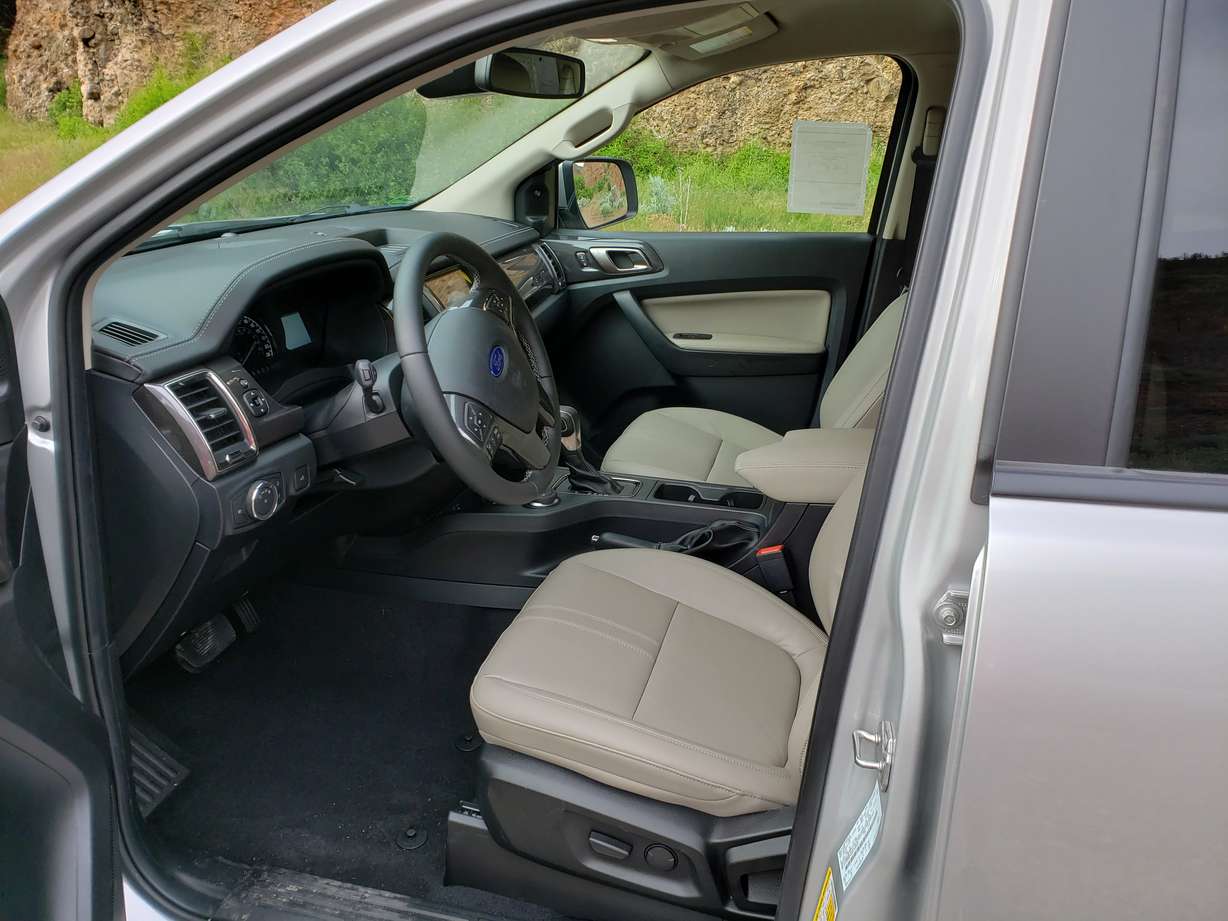 The 2019 Ford Ranger Lariat's cabin. (Photo: Mike Stapley, KSL.com Contributor)