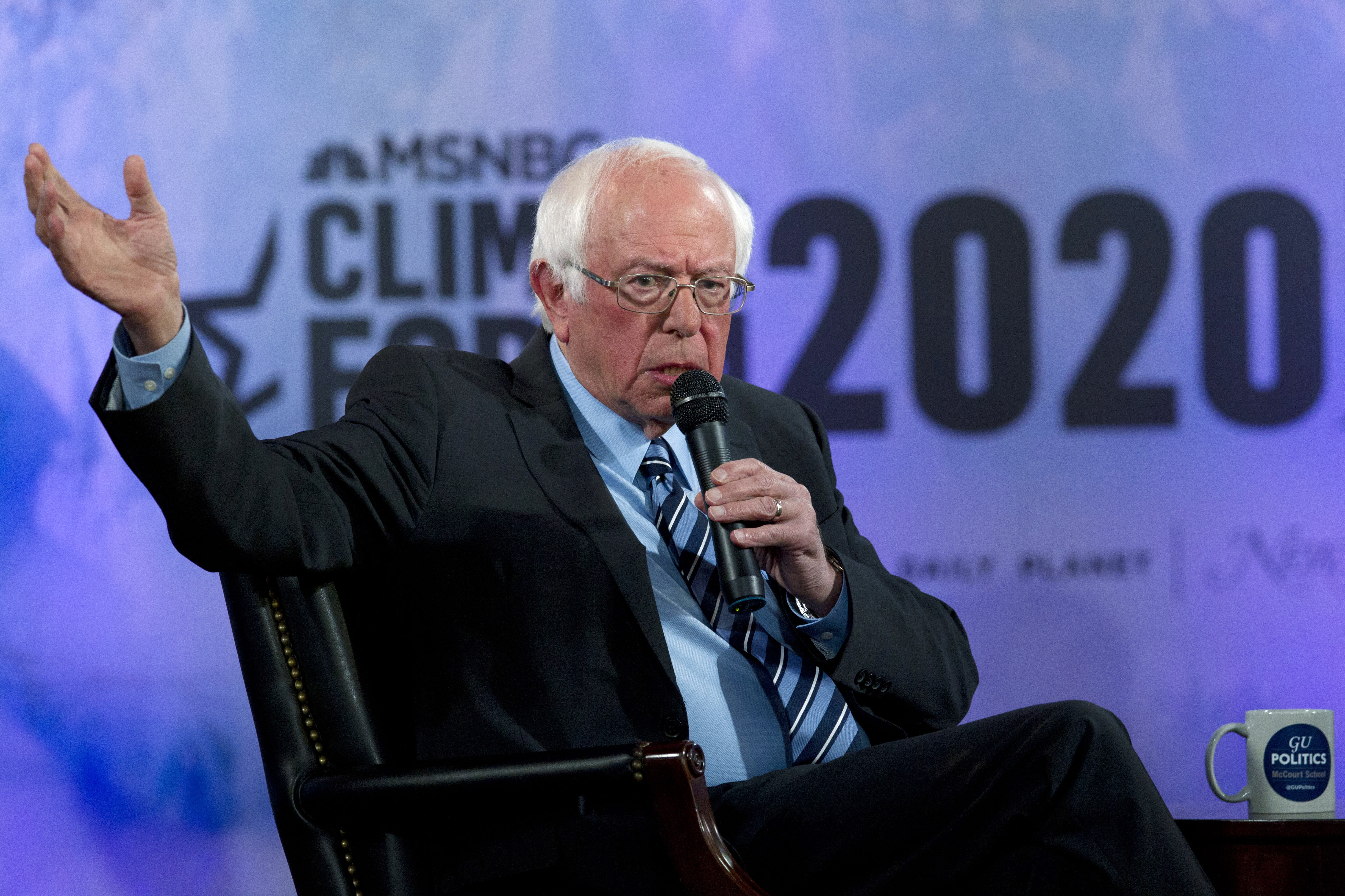 The Latest: Sanders releases video saying he's 'much better'