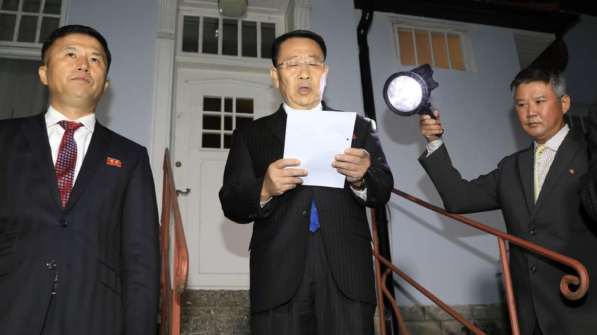 North Korea decries breakdown of talks US says were 'good'