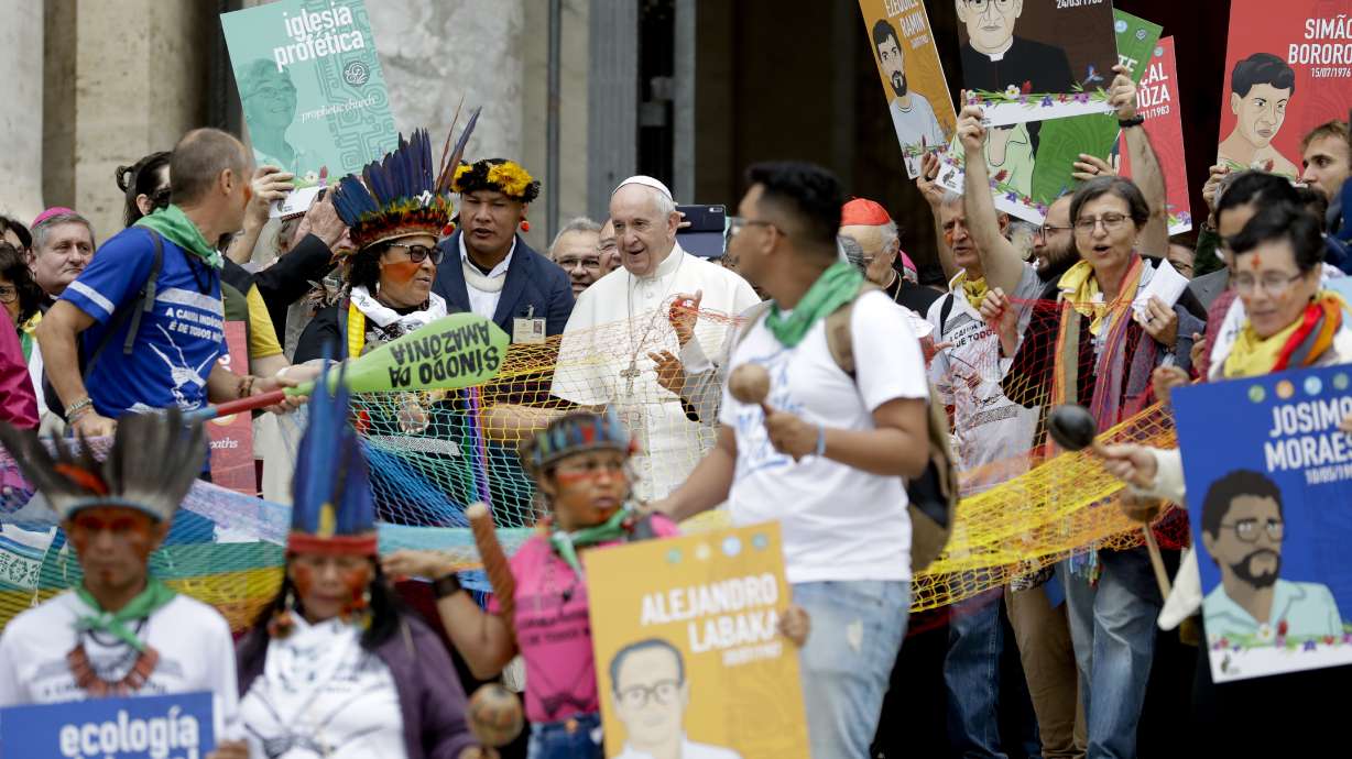 Pope seeks 'courageous' debate over Amazon priest shortage