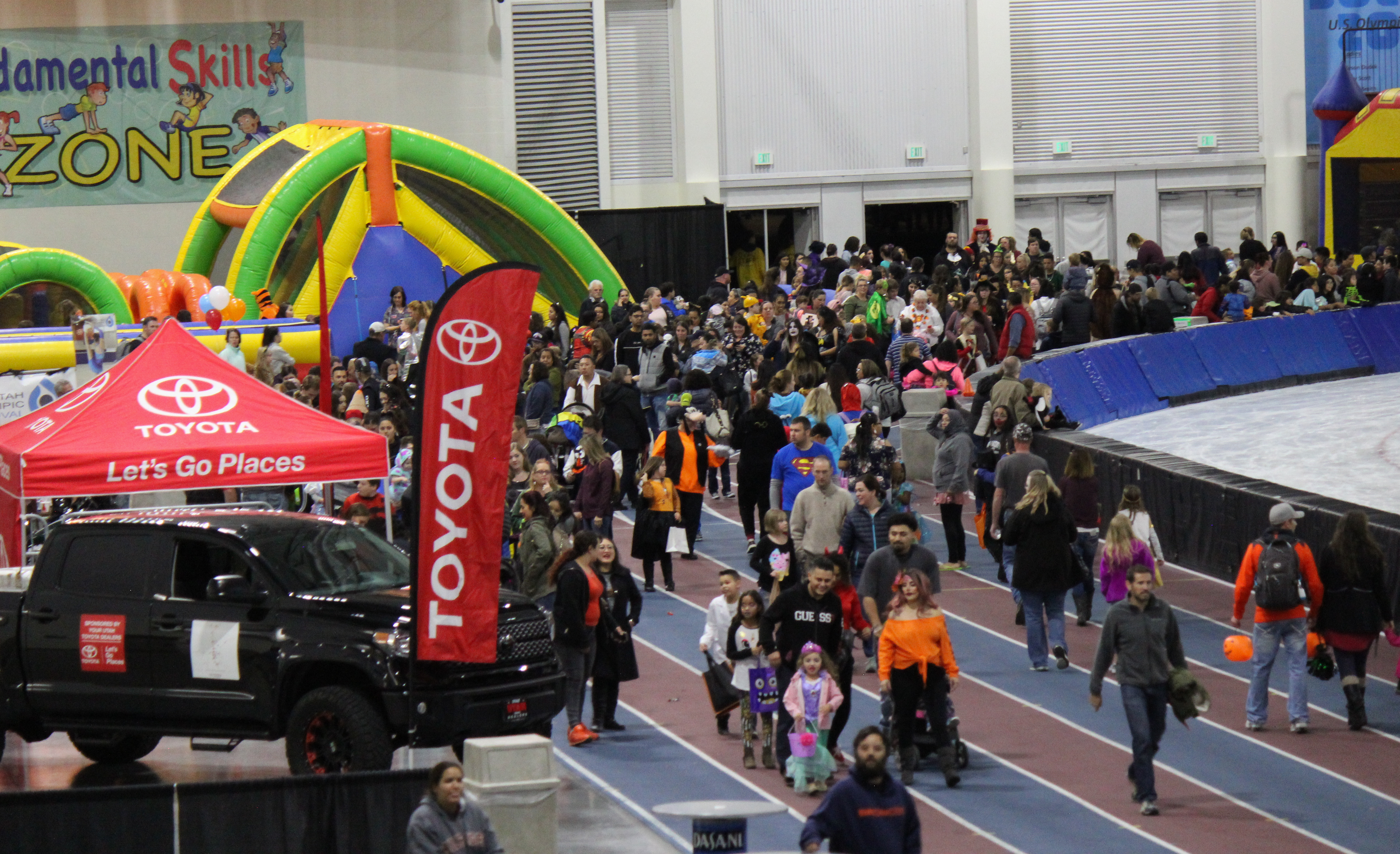 The Olympic Oval puts a new spin on Halloween with its Trick or Treat Street festivities. (Photo: Courtesy Utah Olympic Oval)