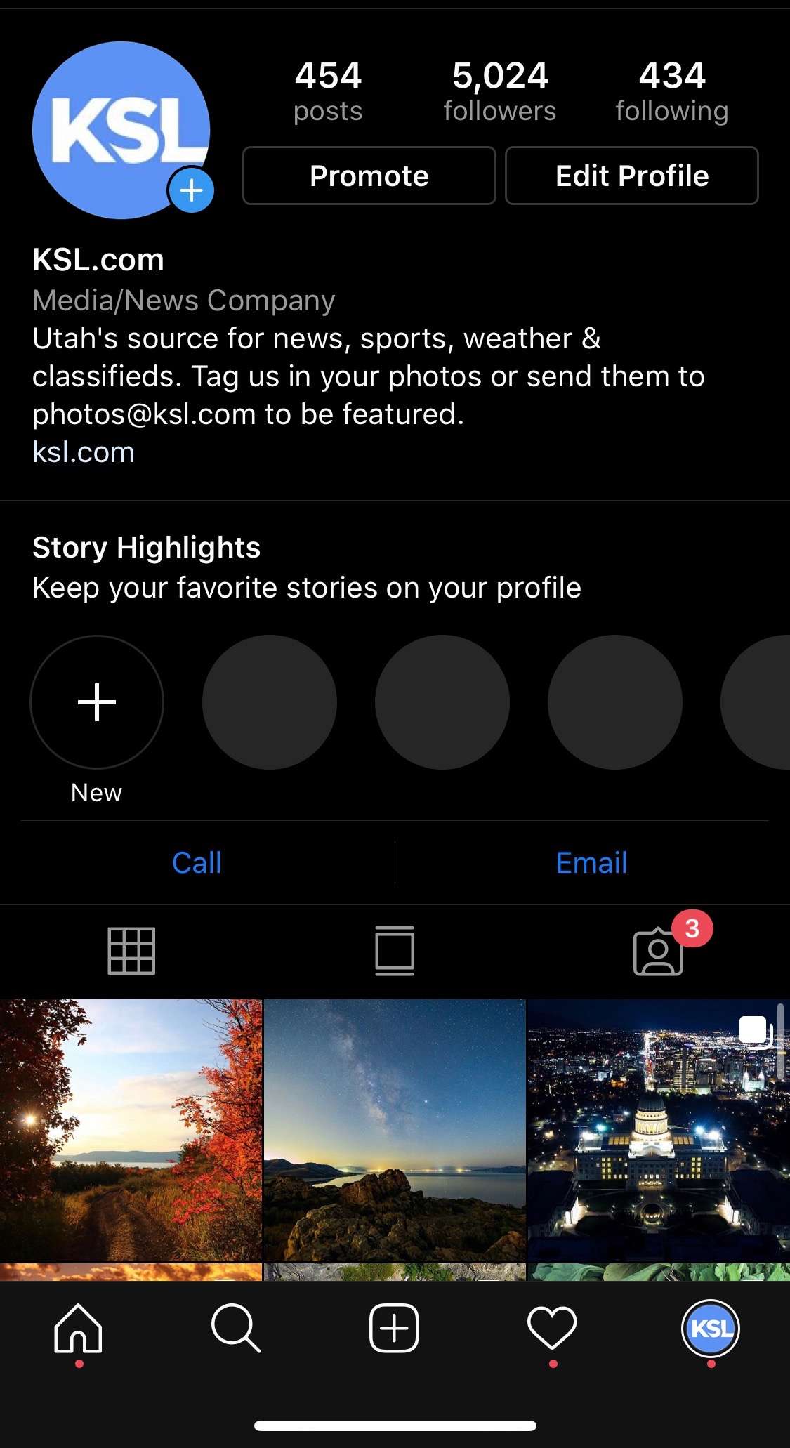 Instagram is rolling out a dark mode option, the latest major app to latch onto the eye-strain-reducing, battery-saving, chic-looking trend that's sweeping the globe. (Photo: Instagram screenshot)