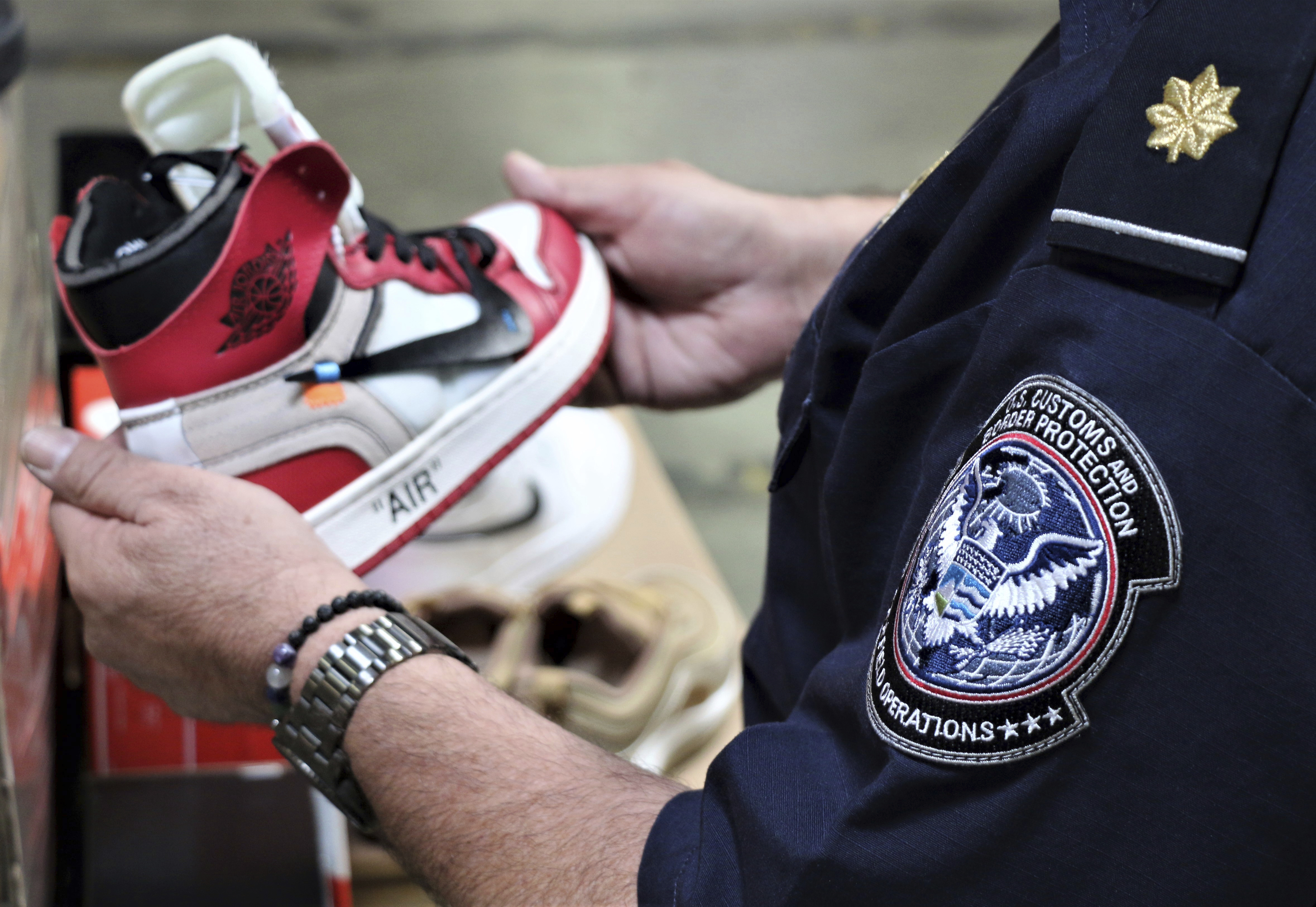 Shipment of fake Nike shoes seized in Southern California