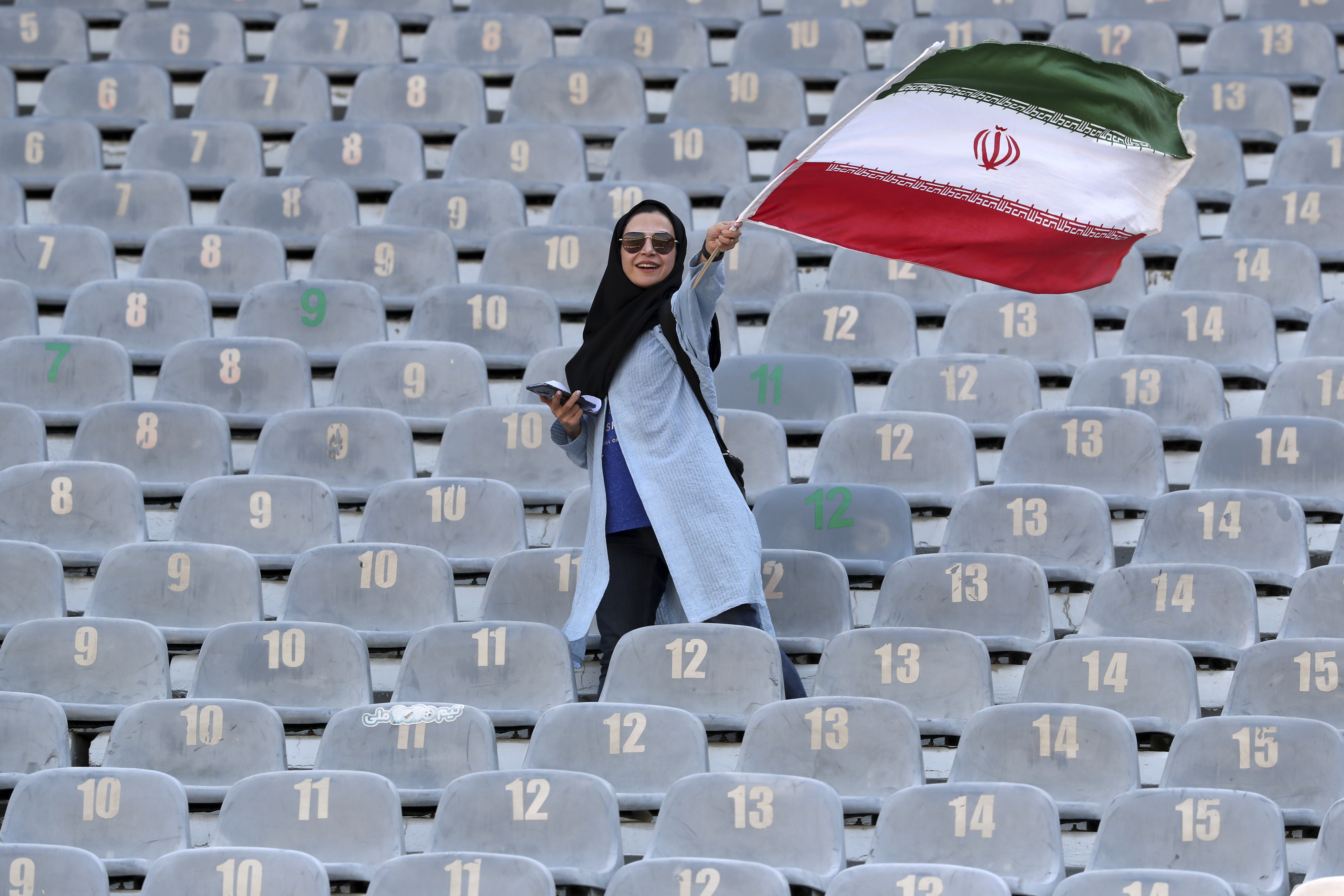 Iran women attend FIFA soccer game for first time in decades