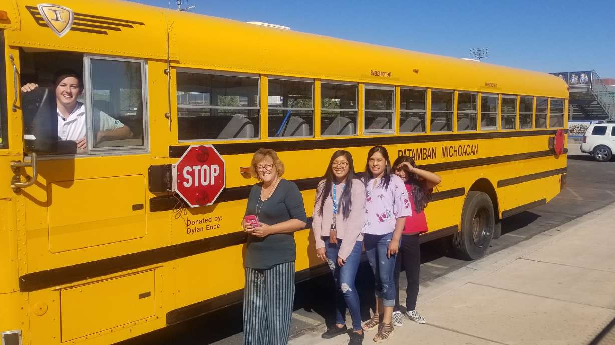 Dixie High senior buys bus, fills it with supplies for students in Mexican village