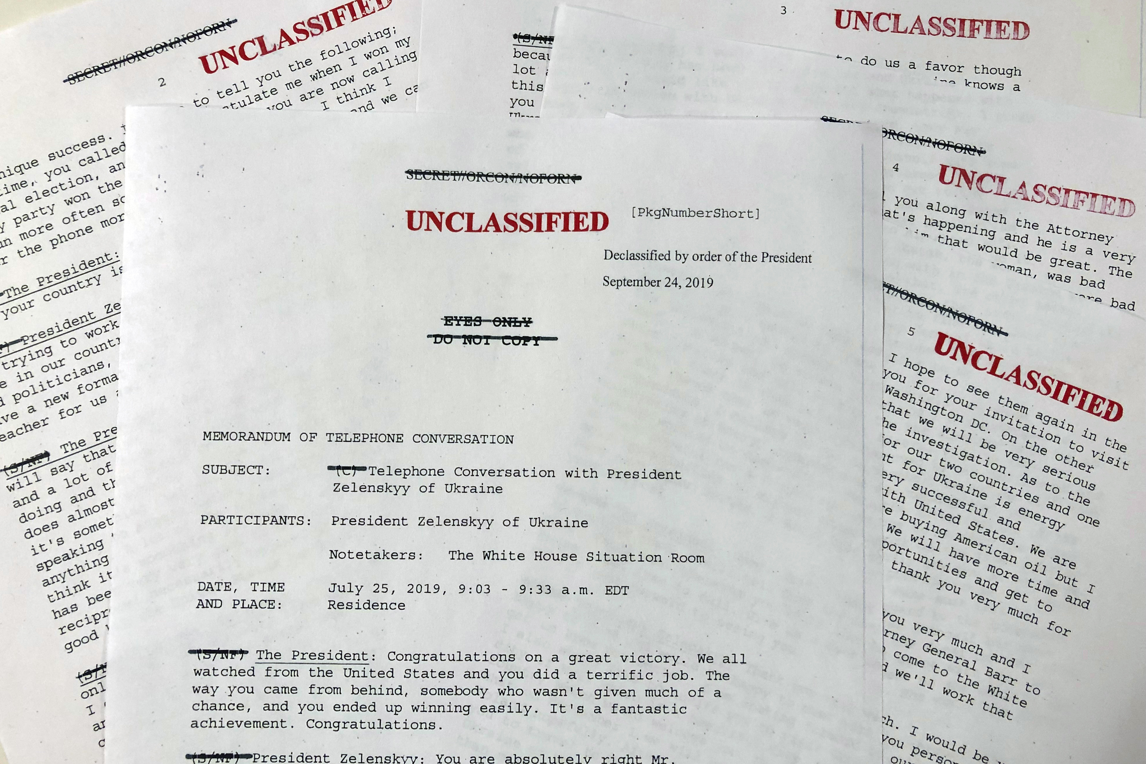 Anatomy of the phone call now imperiling Trump's presidency