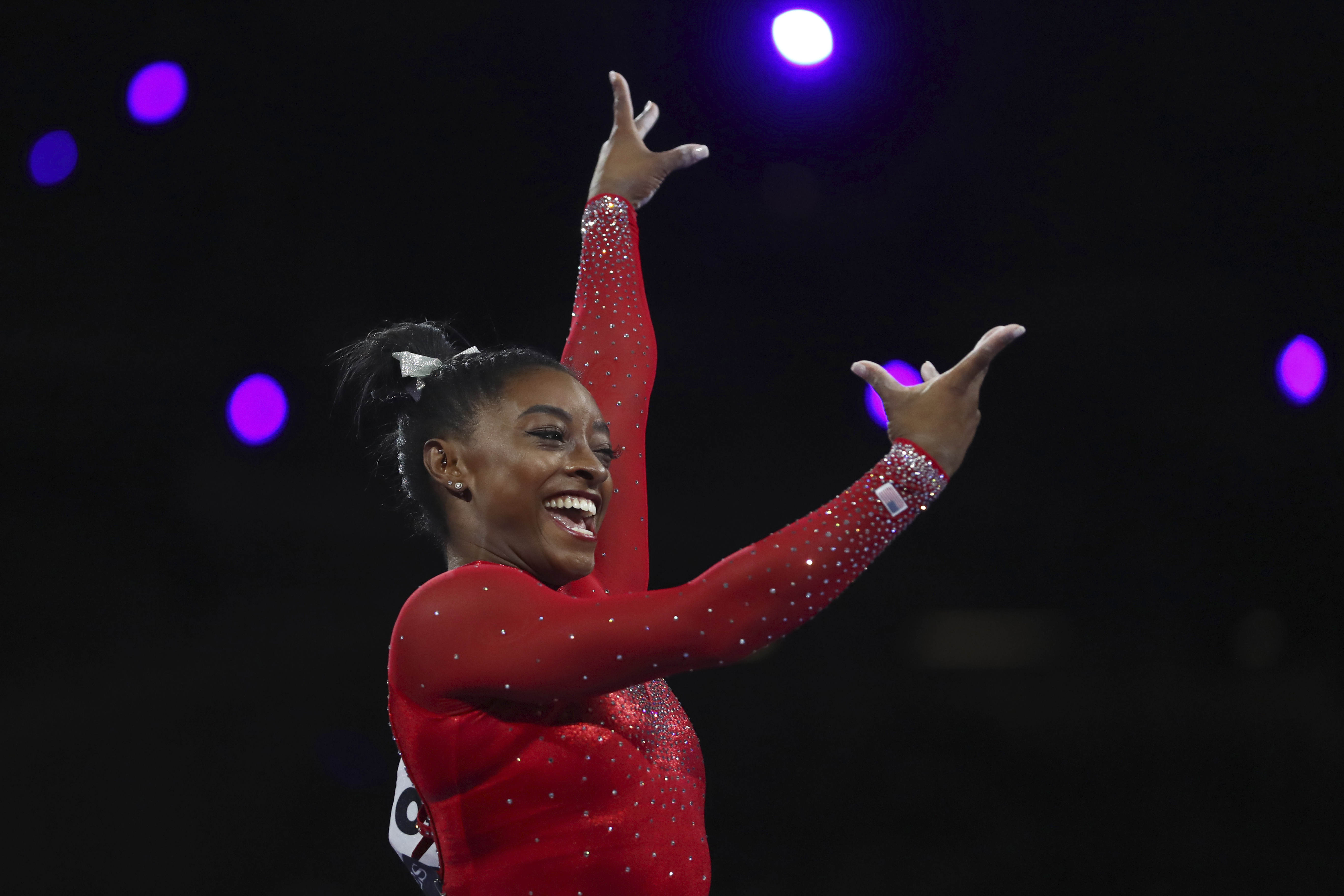 Another day, another record for Simone Biles