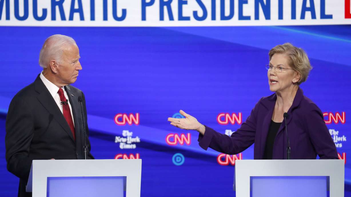 Campaign: Warren's call to exit Mideast means combat troops