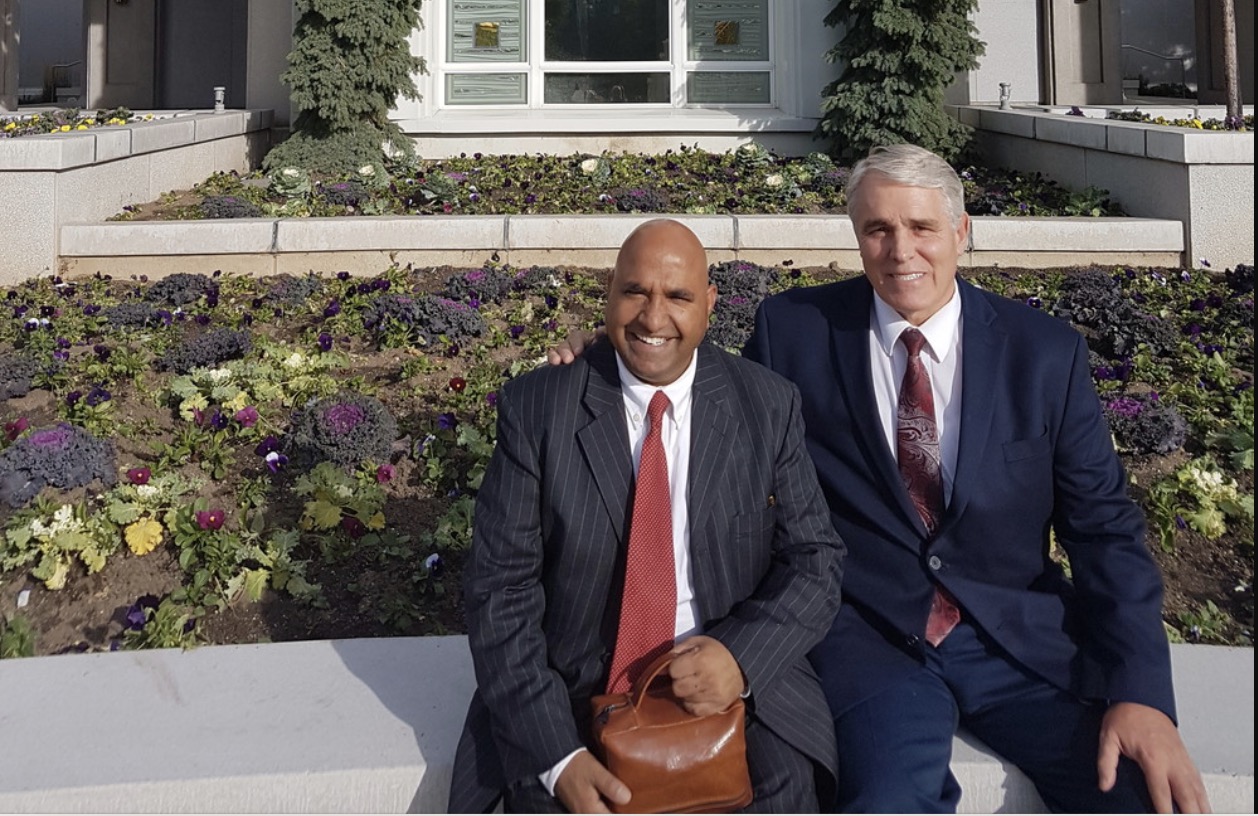Latter-day Saint pioneer from Pakistan attends first general conference, reconnects with mentor in Utah visit