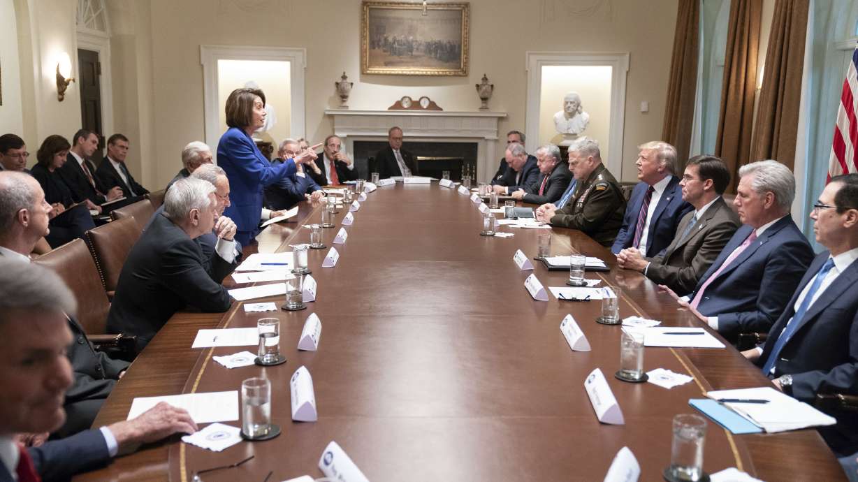 About that photo: Trump, Pelosi clash amid impeachment