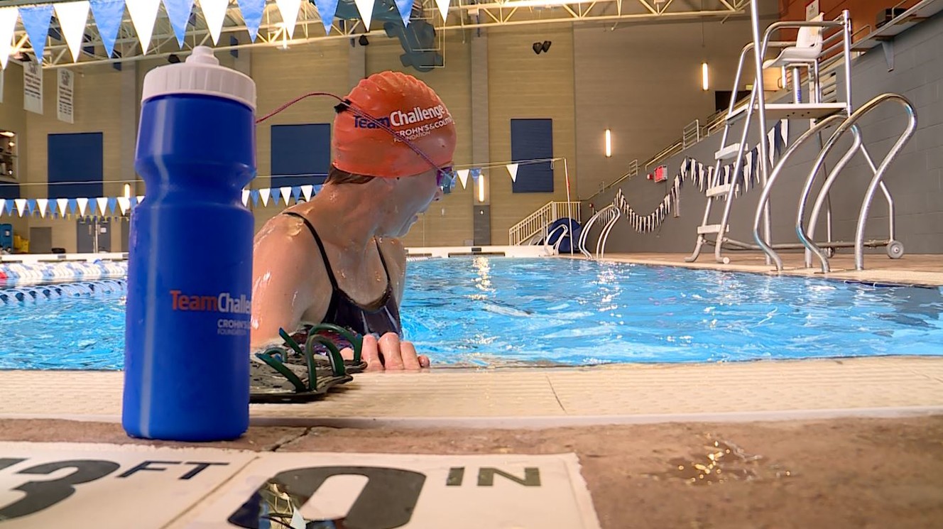 Julie Keyes is racing in the St. George Ironman this spring for her 50th birthday to raise funds to find a cure to Crohn's disease. (Photo: KSL TV)