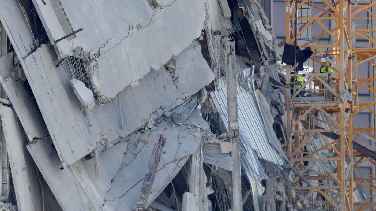 The Latest: Mayor expects ruined hotel will be demolished
