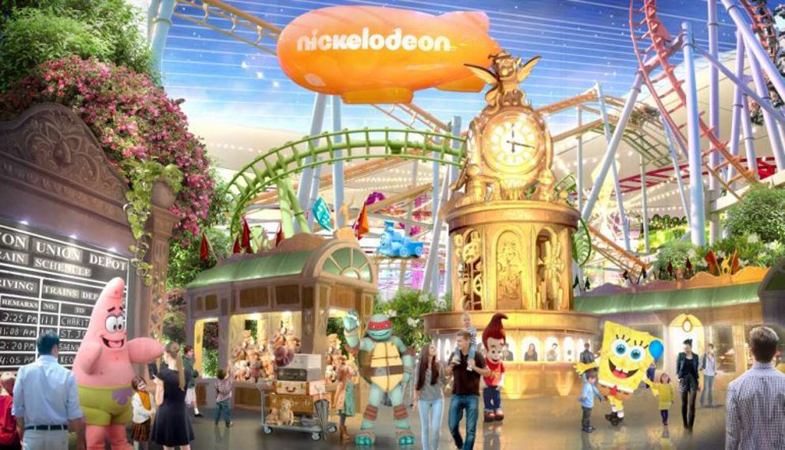 Nickelodeon Universe, the largest indoor theme park in North America, opens this week