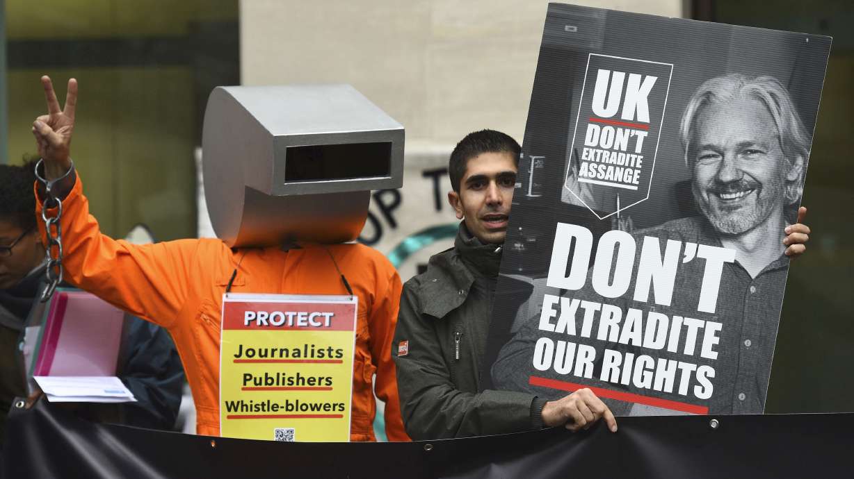 The Latest: Assange's legal team seeks delay to UK case