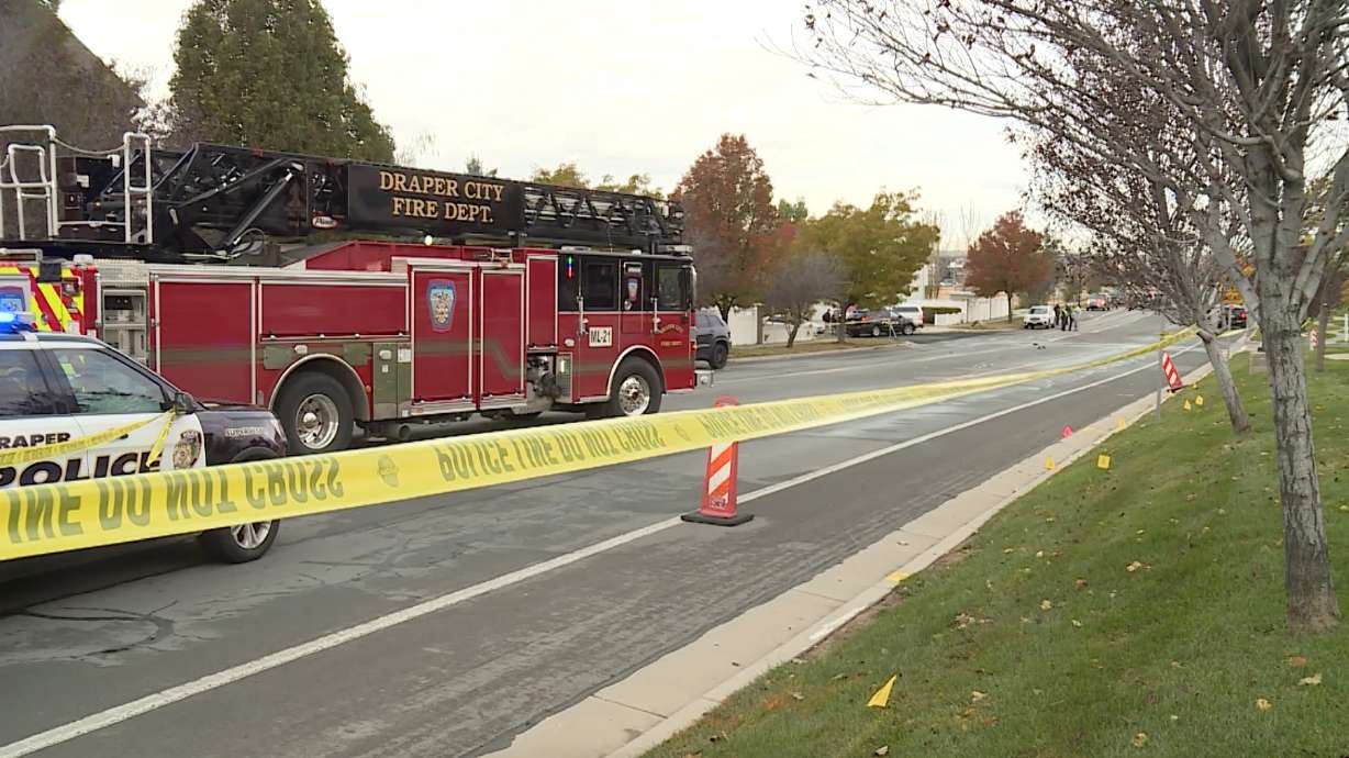 Police identify woman who died after being hit by car in Draper