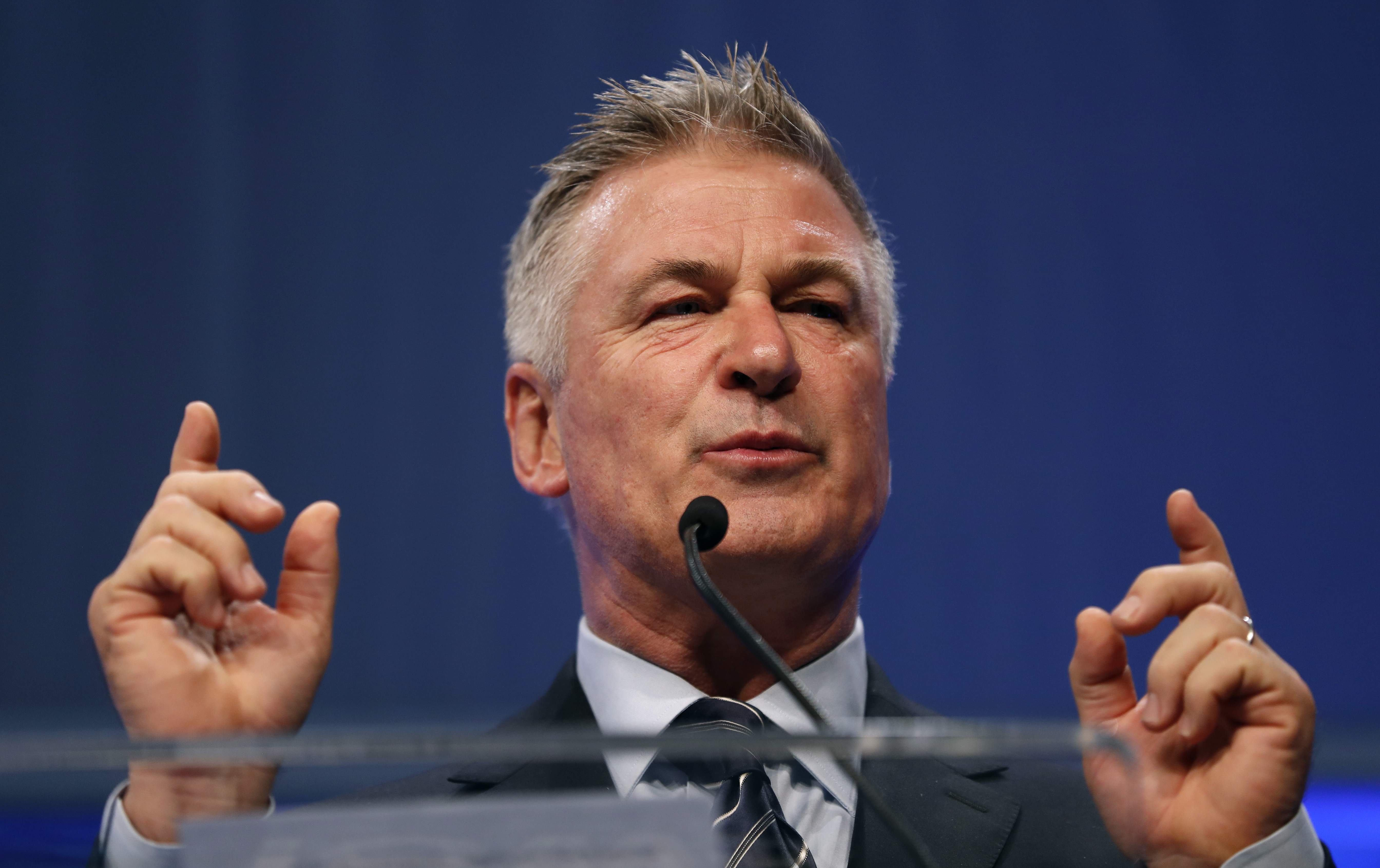 Actor Alec Baldwin campaigns for Virginia Democrats