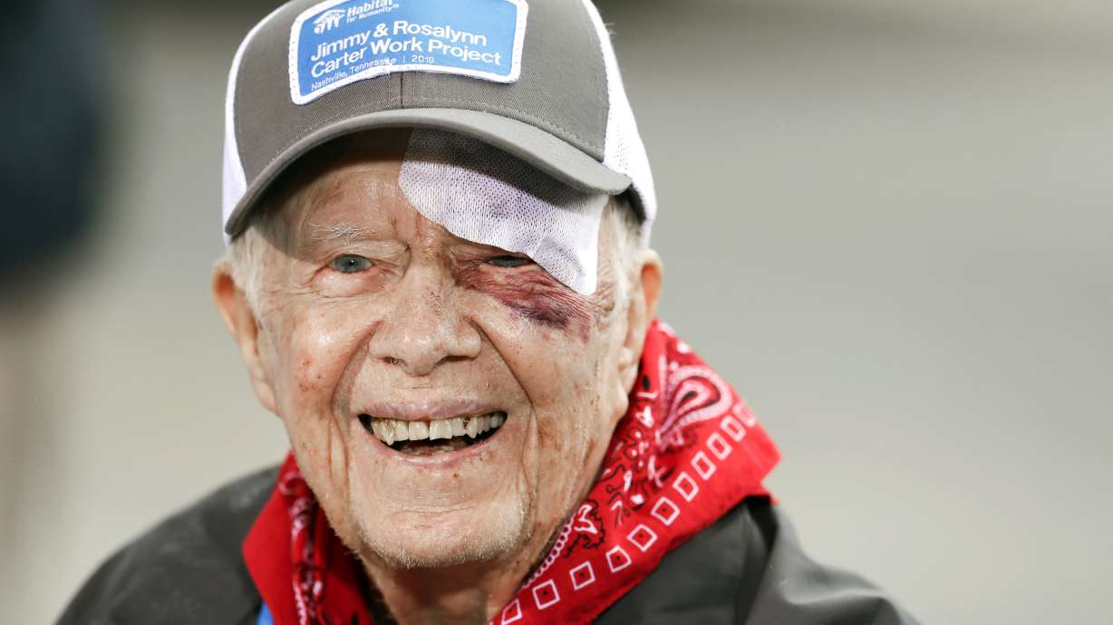 Jimmy Carter hospitalized after fall at Georgia home