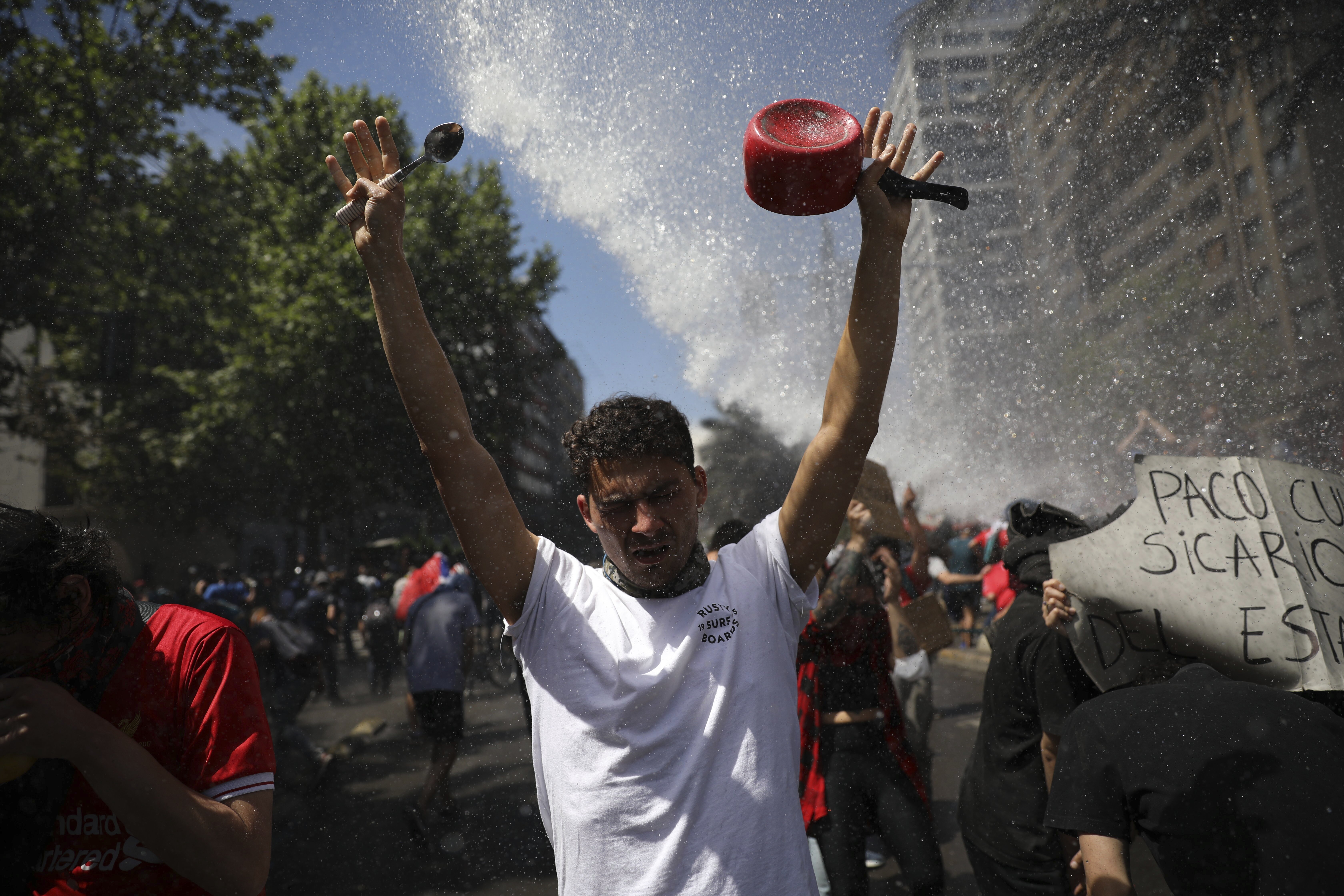 Correction: Chile-Protests story