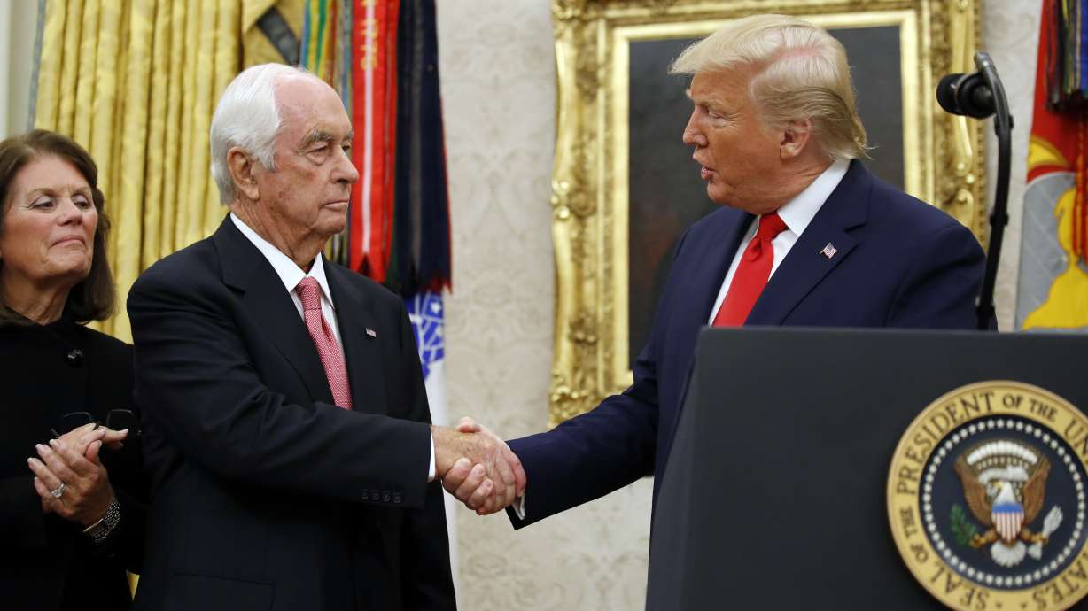 Trump gives Presidential Medal of Freedom to racing's Penske