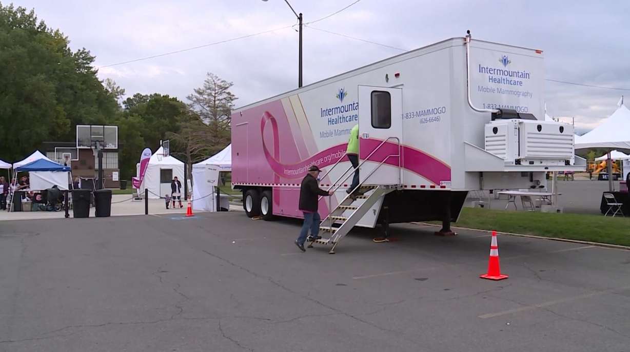 Intermountain Healthcare offers mobile mammography for people who can't get away from work to visit a hospital or clinic to get their screening done. (Photo: KSL TV)