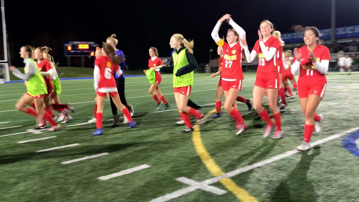 Judge Memorial tops Morgan 3-1 in a 3A girls soccer state semifinal, Thursday, Oct. 24, 2019, at Juan Diego. (Photo: Sean Walker, KSL.com)