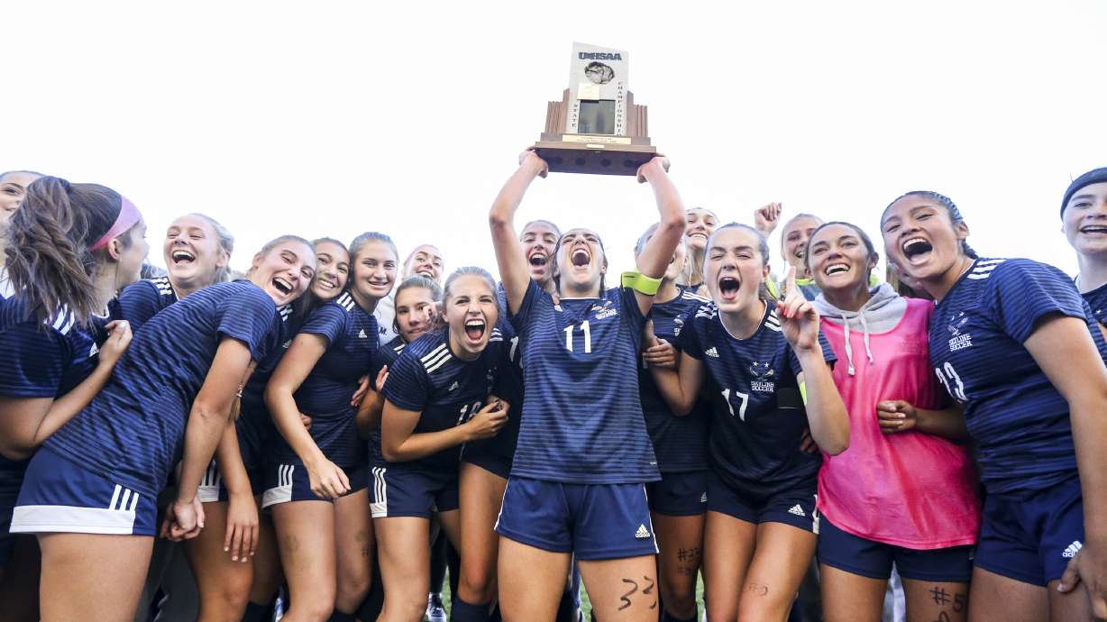 Jensen's golden goal lifts Skyline girls soccer to first 5A state title since 2015