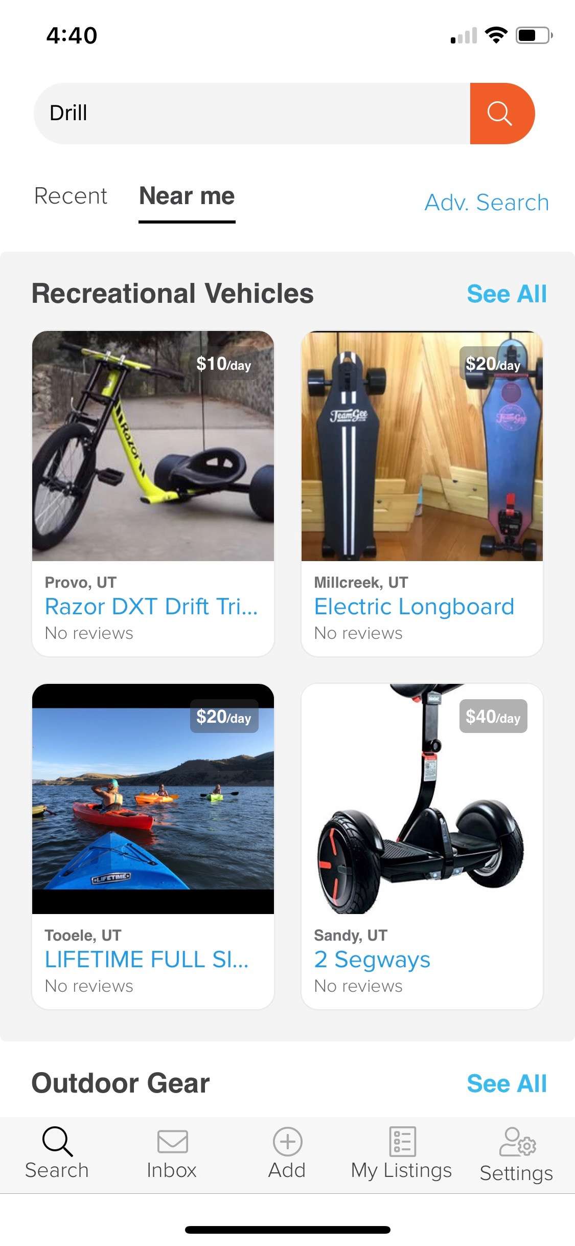 Yoodlize allows users to rent out their things and rent other people's things. (Photo: Screenshot of Yoodlize app)