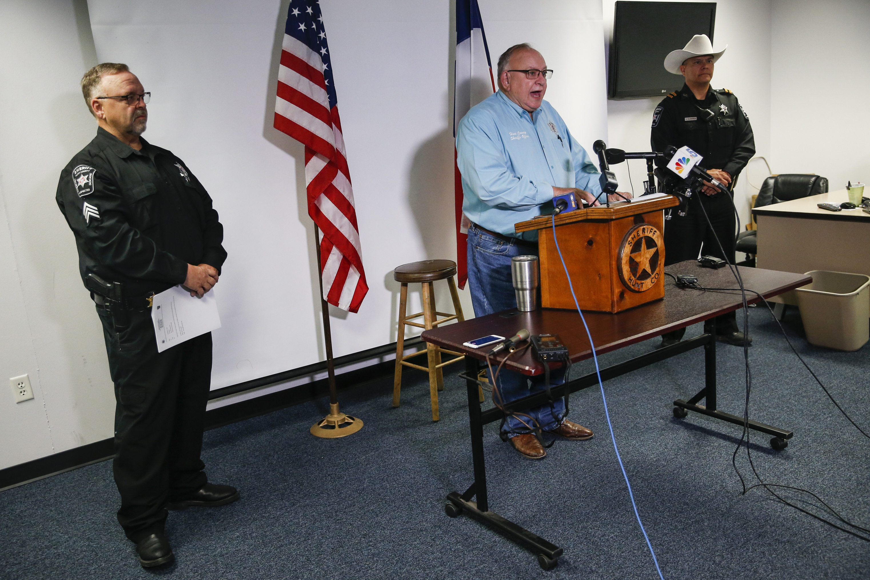 The Latest: Suspect says he's innocent of party shooting