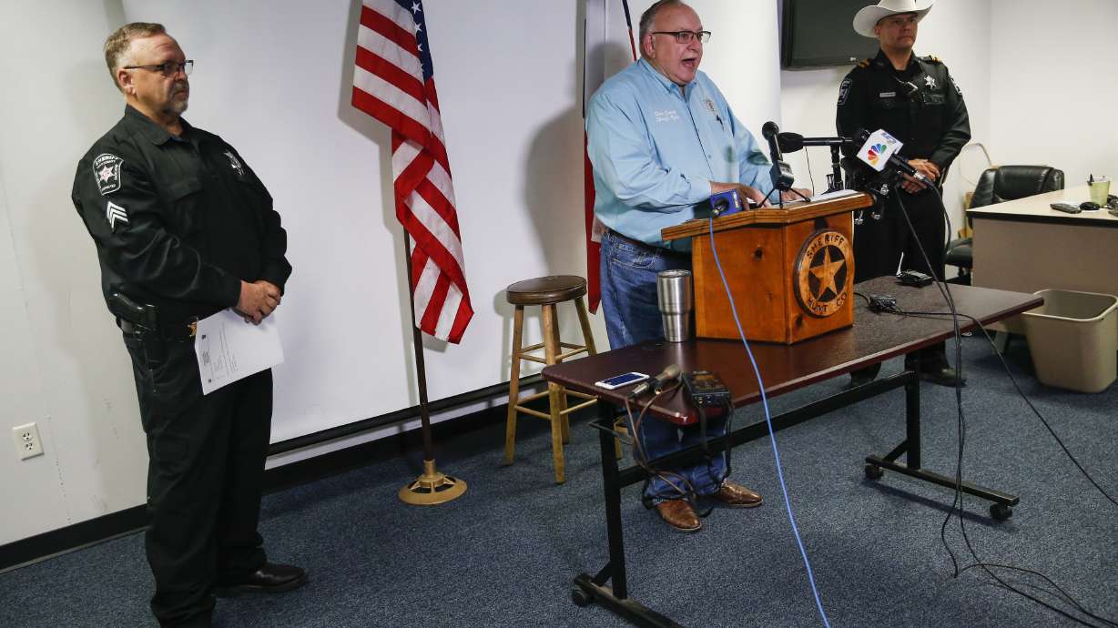 The Latest: Suspect says he's innocent of party shooting