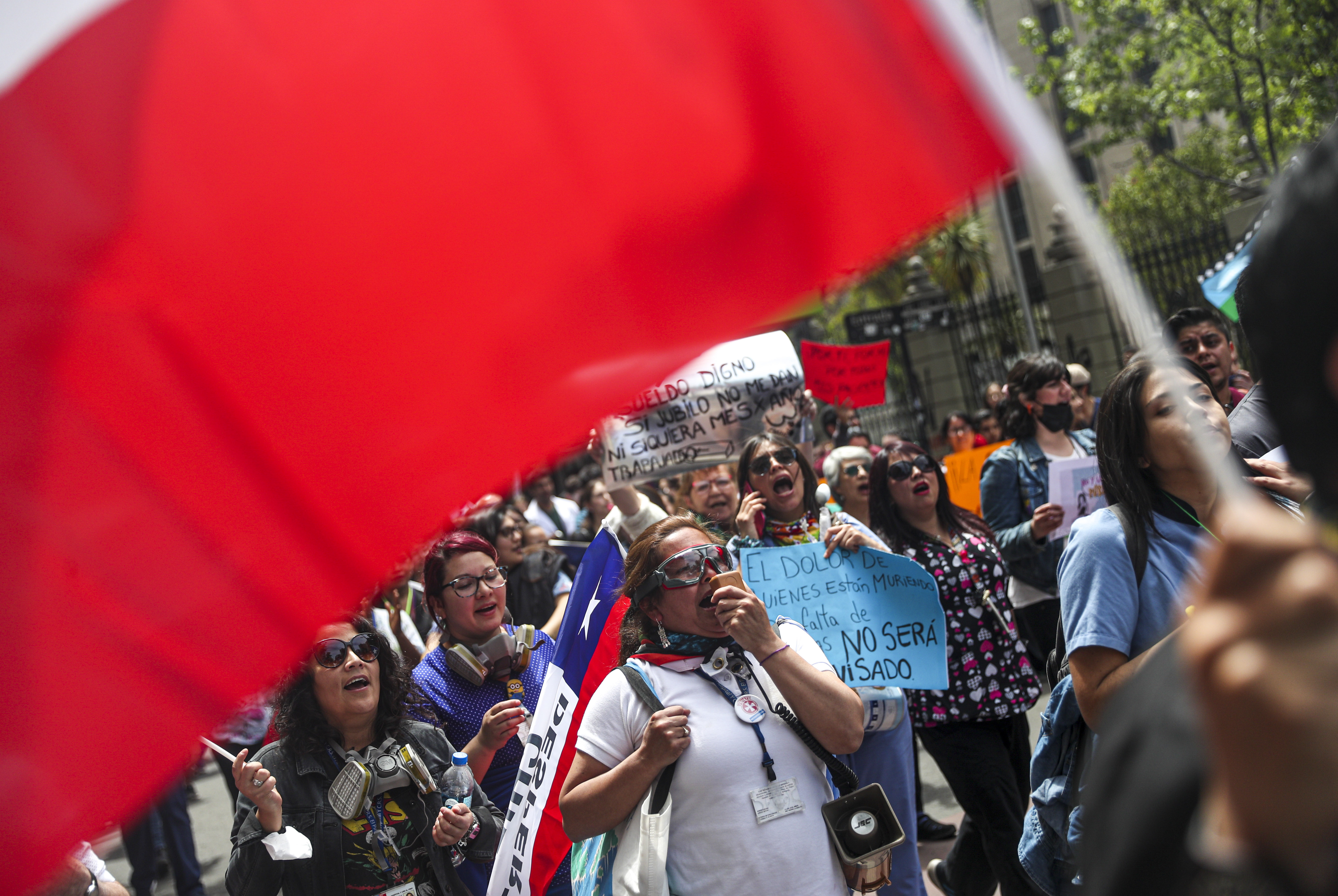 A look at what protesters in Chile have to say