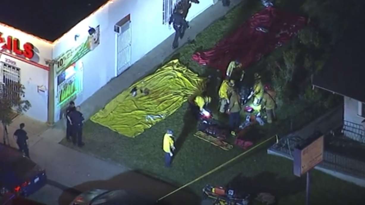 The Latest: California house party shooting not gang-related