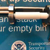 TSA finds gun-shaped toilet paper roller in bag at airport
