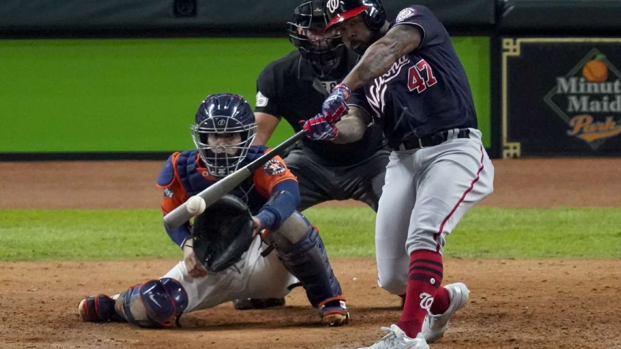 Clutch Kendrick lands winning blow as Nats take World Series