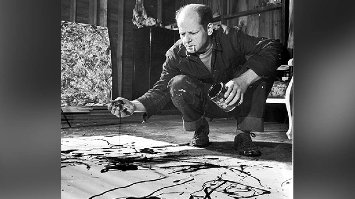 Jackson Pollock Making Process The science behind Jackson Pollock's painting technique | KSL.com