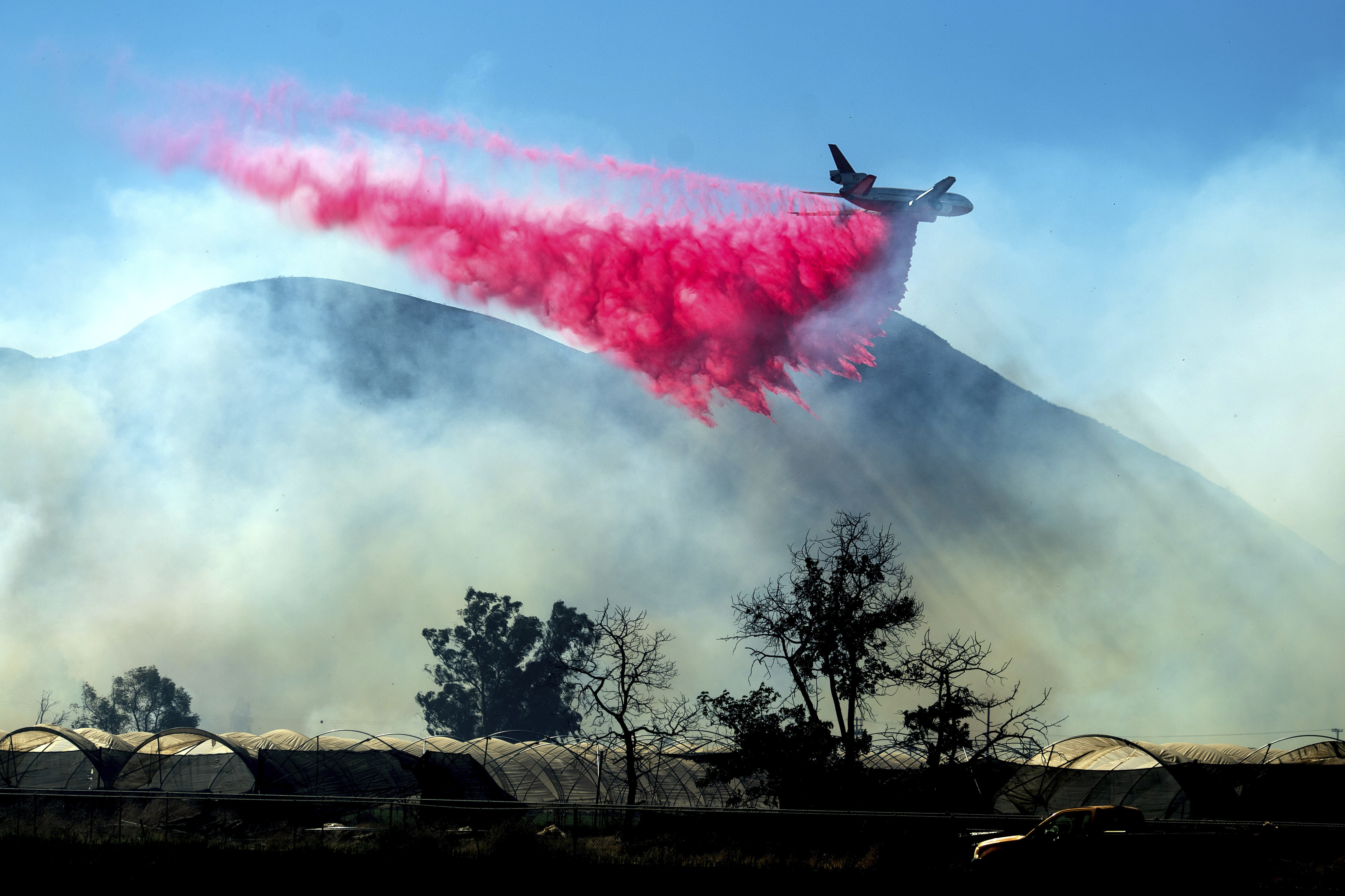 Crews battle last stubborn Southern California wildfire