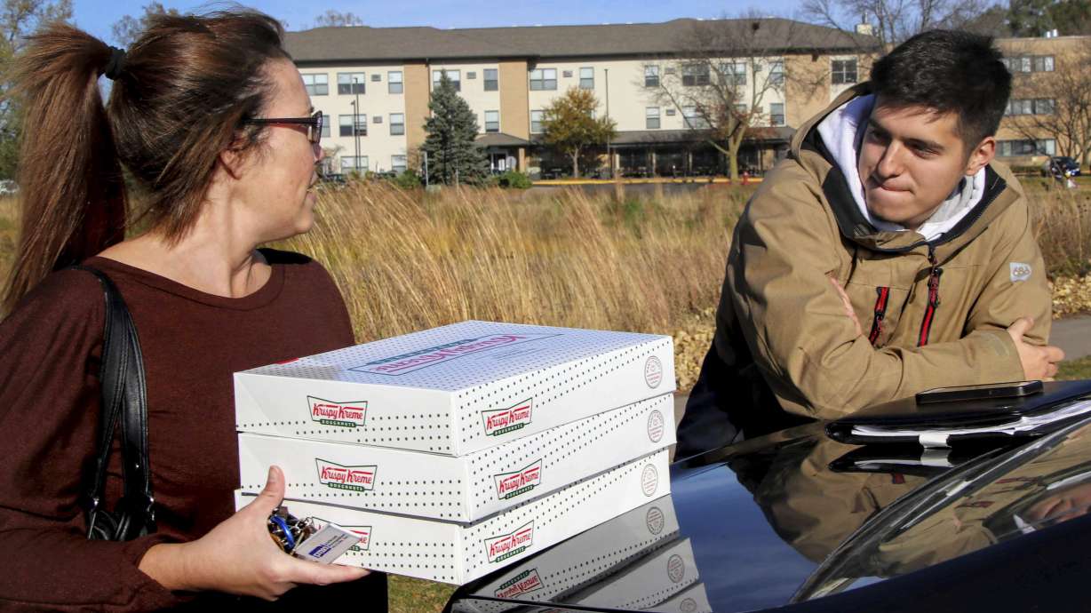 Krispy Kreme orders student to halt doughnut resale service