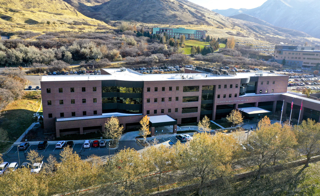 The Huntsman Mental Health Institute in Research Park in Salt Lake City is pictured on Nov. 4, 2019.