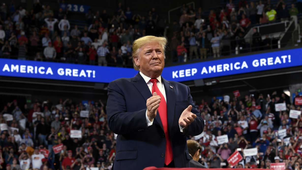 The Latest: Trump, Rand Paul want whistleblower unmasked