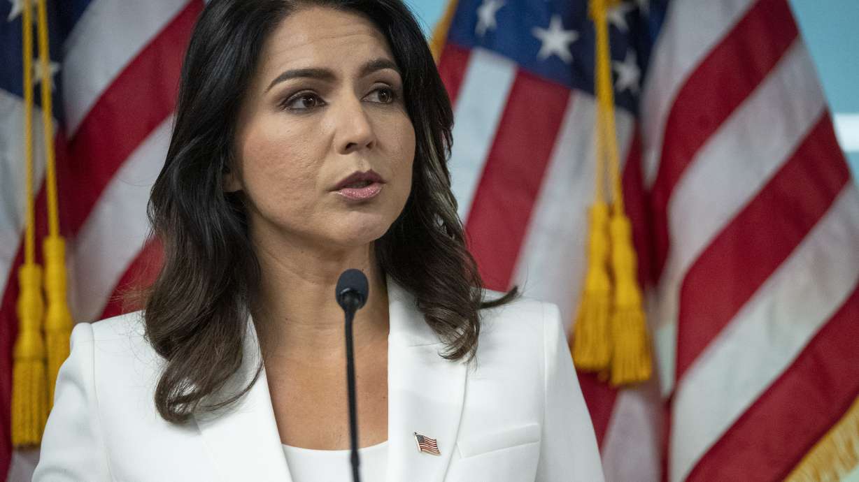3rd-party bid? Gabbard's denials don't ease Democrats' fears
