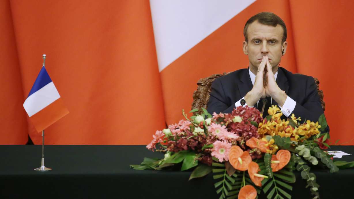 French leader laments NATO's 'brain death' due to US absence