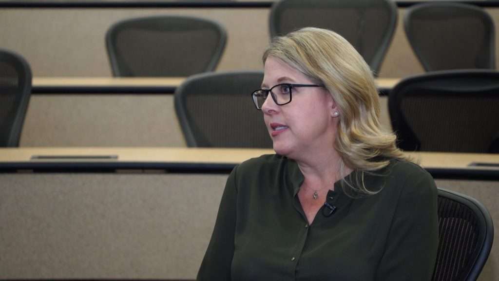 U of U marketing professor Andrea Thomas. Photo: KSL TV