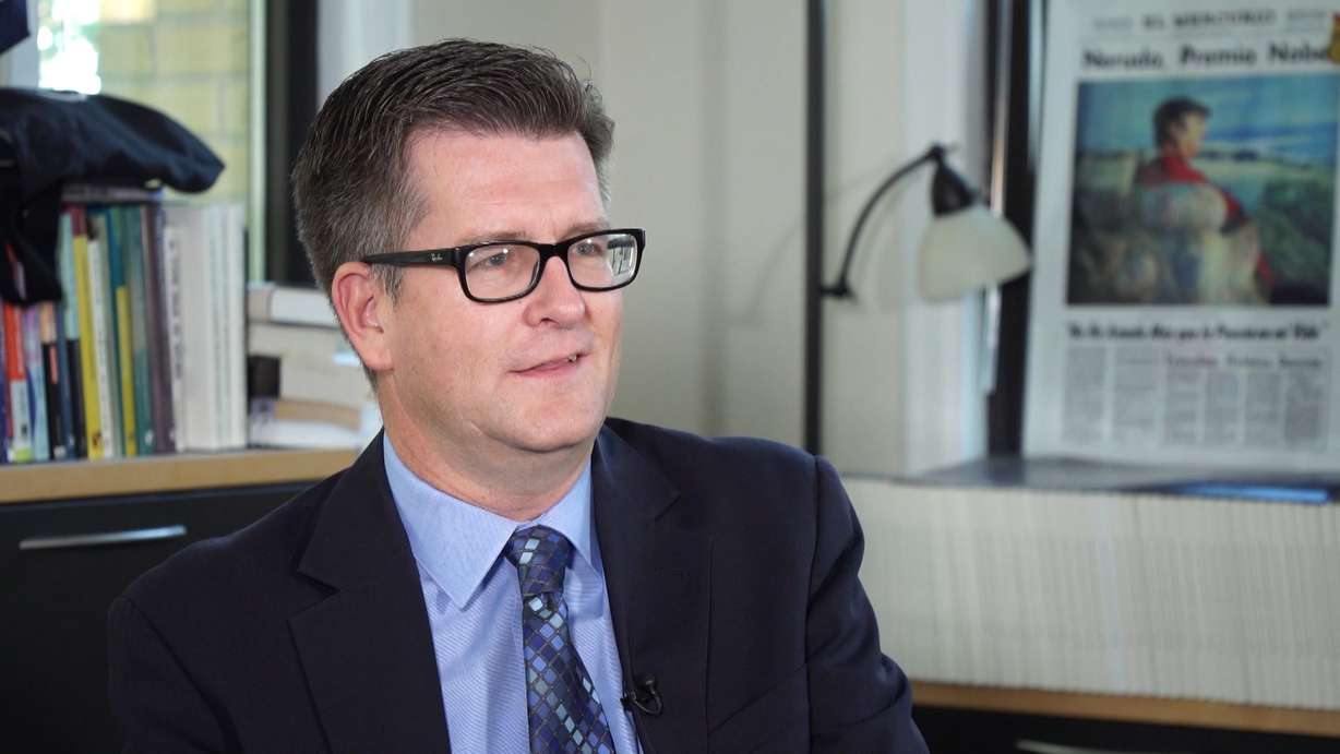 BYU Communications Department director Ed Carter. Photo: KSL TV