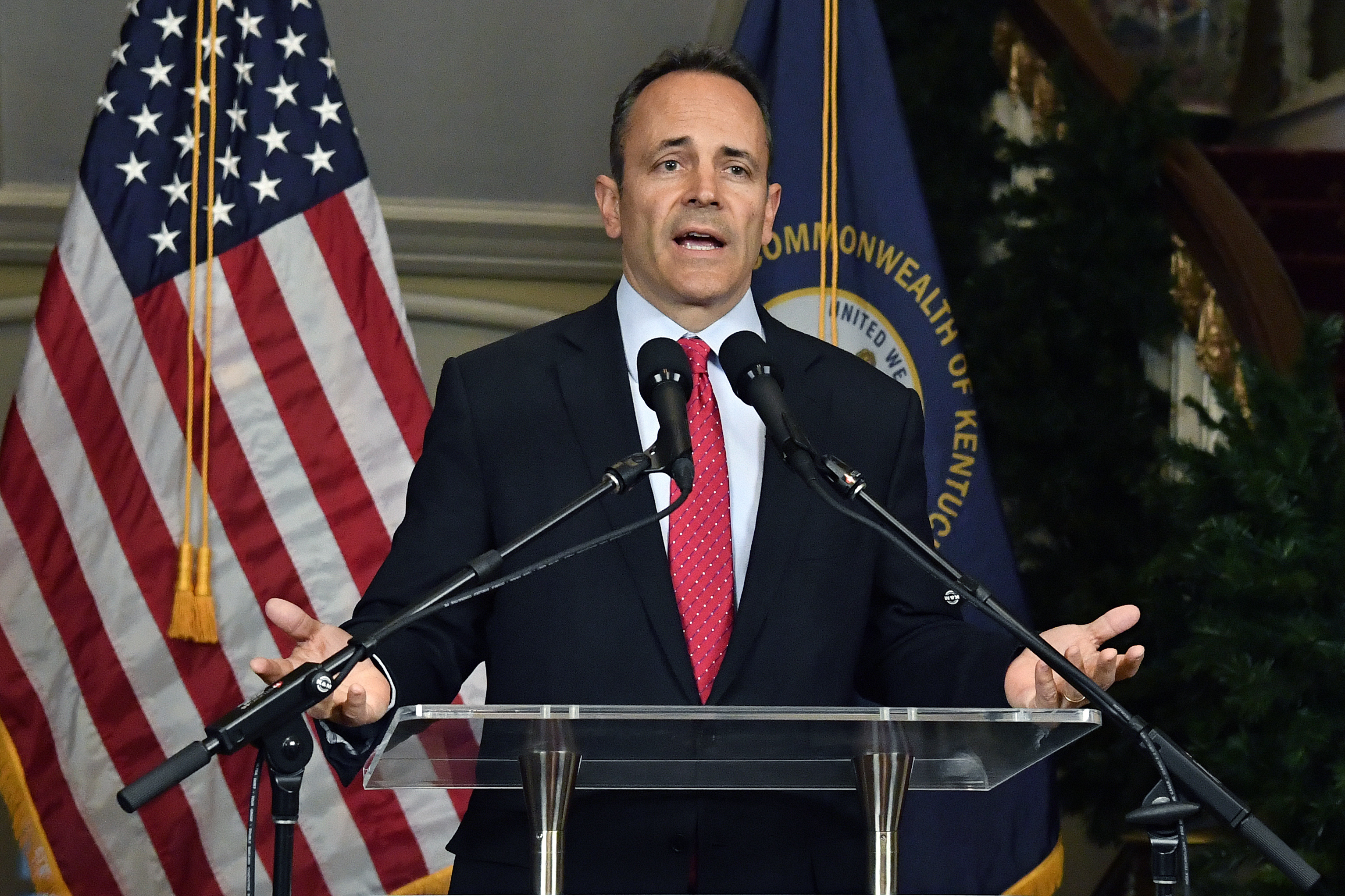 The Latest: GOP leader cautions Bevin about election dispute