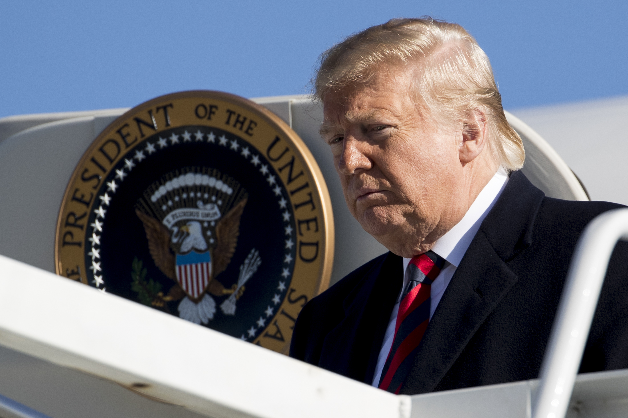 'Baby Trump' balloon slashed at Alabama appearance
