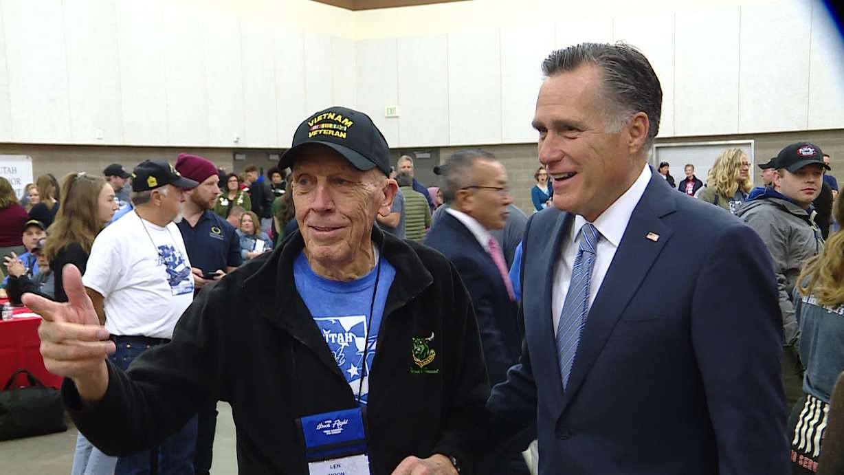 A group of Utah veterans flew to Washington, D.C. to tour memorials Sunday, November 10, 2019, as part of the 2019 Utah Honor flight. (Photo: Sean Moody, KSL.)