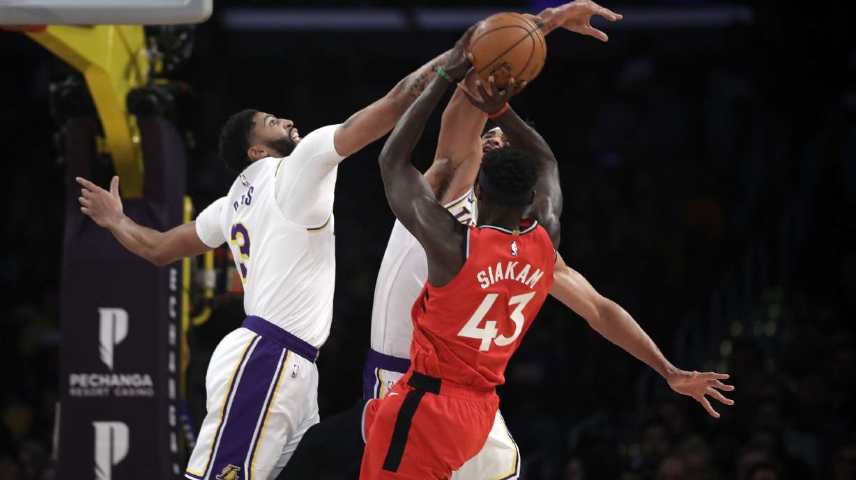 Raptors end Lakers' 7-game winning streak in 113-104 victory