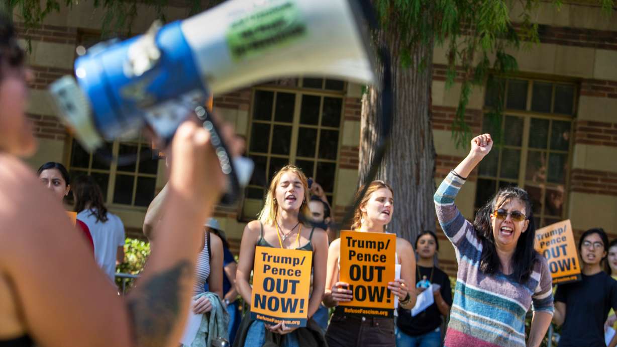 Donald Trump Jr. talk marked by anger over no Q&A