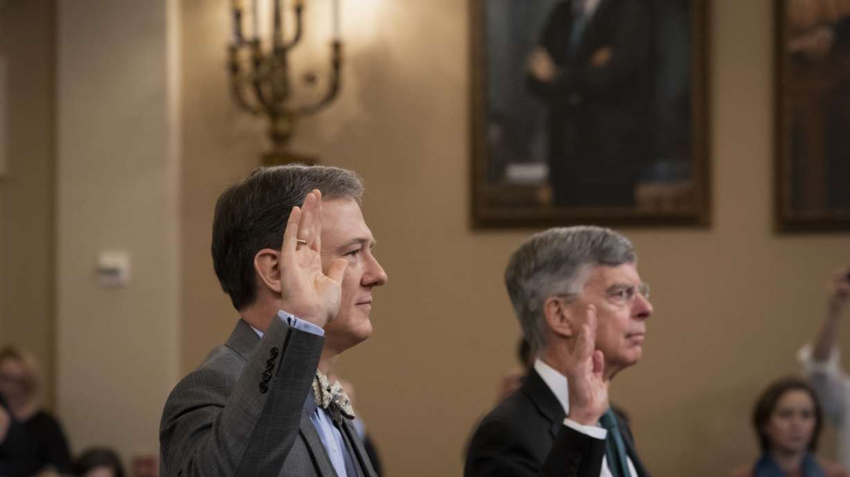 The Latest: New evidence emerges in impeachment hearing